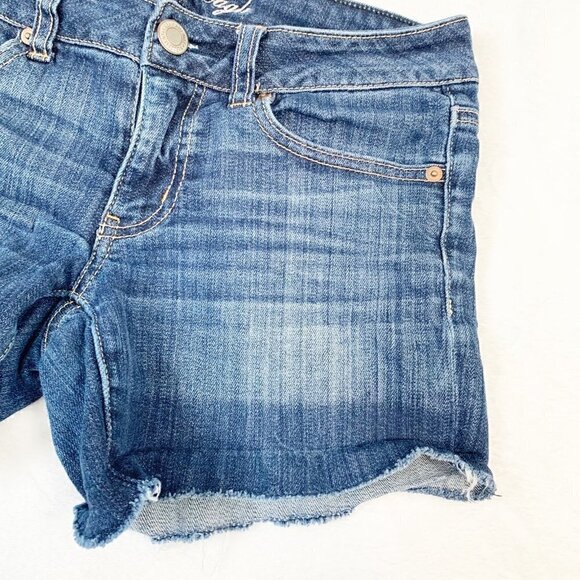 American Eagle stretch cutoff denim jean shorts - Size 6 - Picture 3 of 12